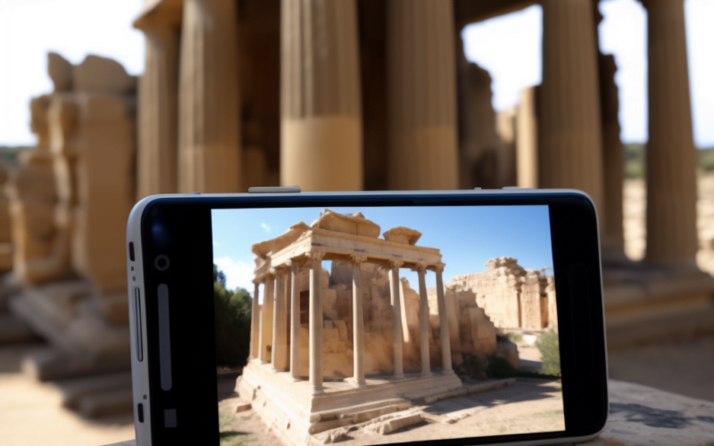 Creating a Virtual Space Capture VR Tour in Athens, Greece, at an Ancient Temple